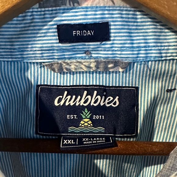 Chubbies Friday Shirt - The Sunset Harbor - Picture 2 of 6
